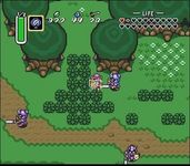 une photo d'Ã©cran de The Legend of Zelda - A Link to the Past sur Nintendo Super Nes